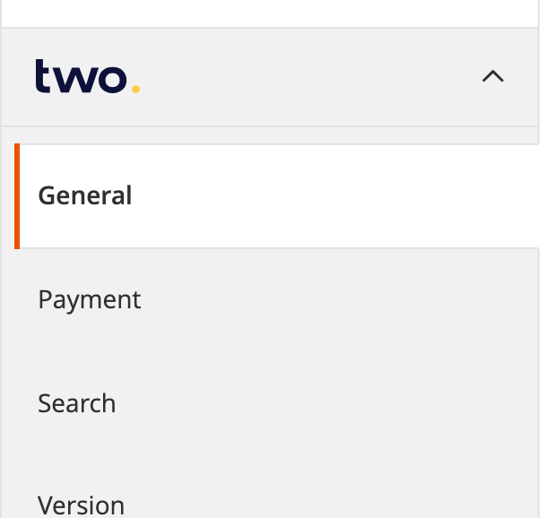 Configuration tabs