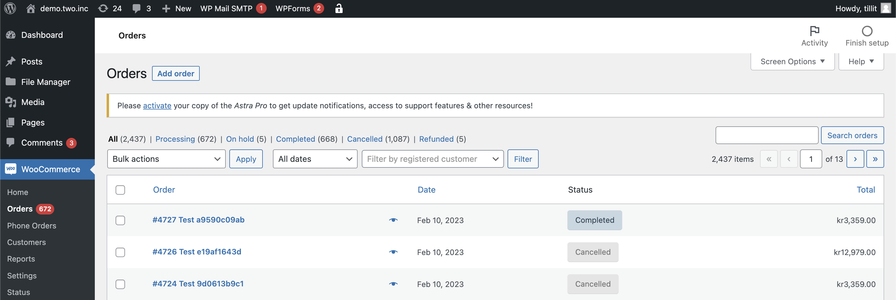 Screenshot of Magento backend showing how to disable via composer